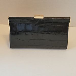 Monsac leather clutch
